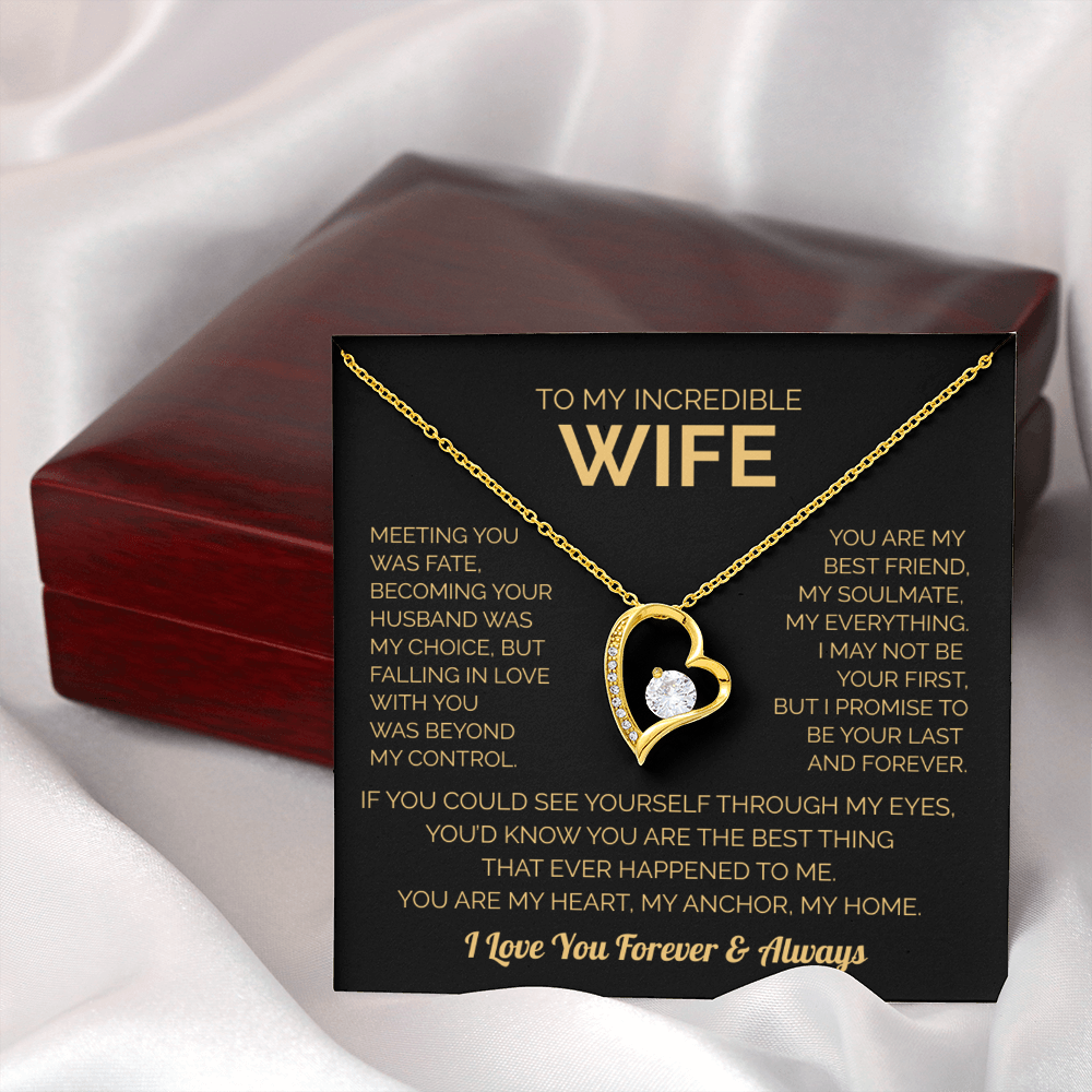 To My Wife – You Are My Heart, My Anchor, My Home - Romantic Jewelry Gift