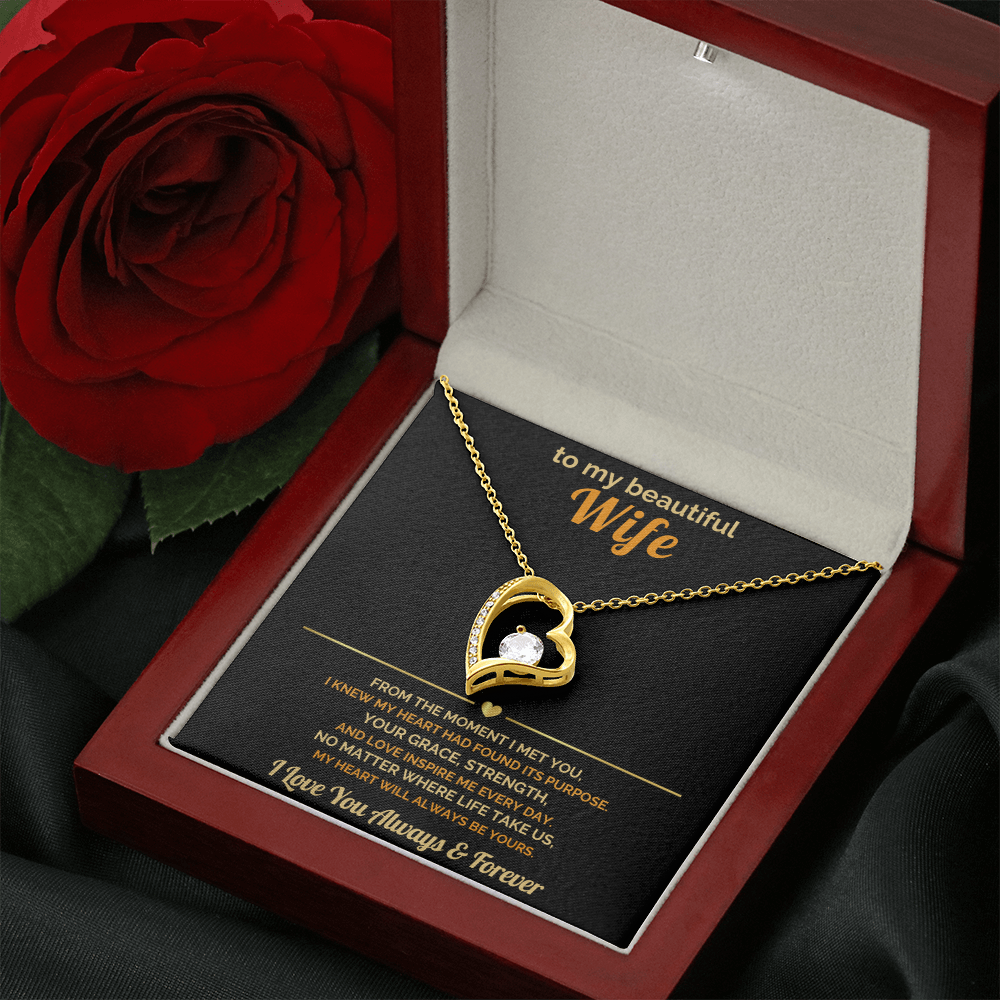 To My Wife – My Heart Will Always Be Yours – Romantic Jewelry Gift