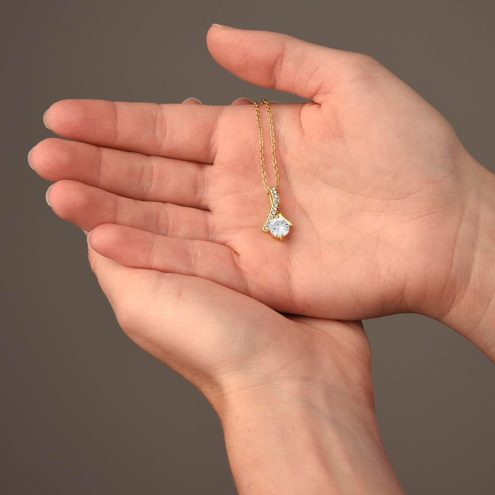 Personalized Caregiver Necklace - Thank You Gifts for Nurses | Wife & Hospice Caregiver Appreciation Jewelry