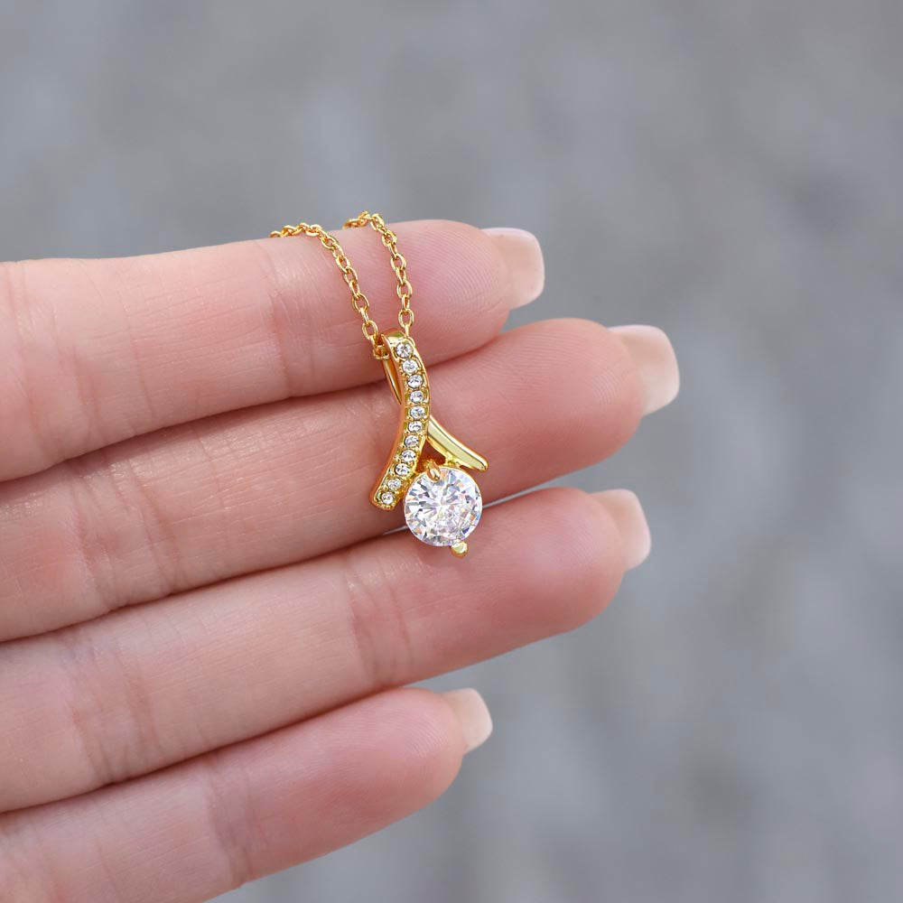 Personalized To My Daughter Necklace – “I'm Always With You” Gift from Mom or Dad for Daughter | Birthday, Christmas, Graduation