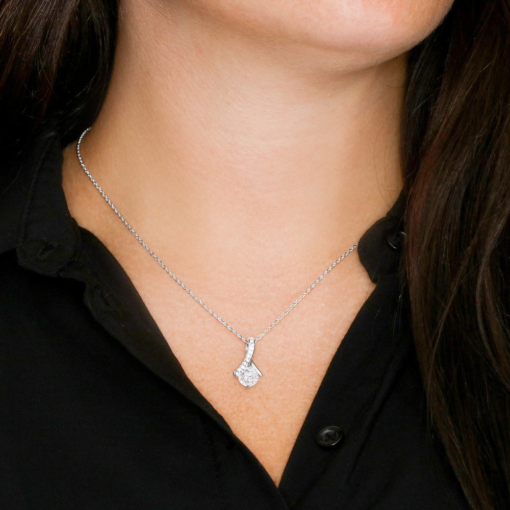 Personalized Caregiver Necklace - Thank You Gifts for Nurses | Wife & Hospice Caregiver Appreciation Jewelry