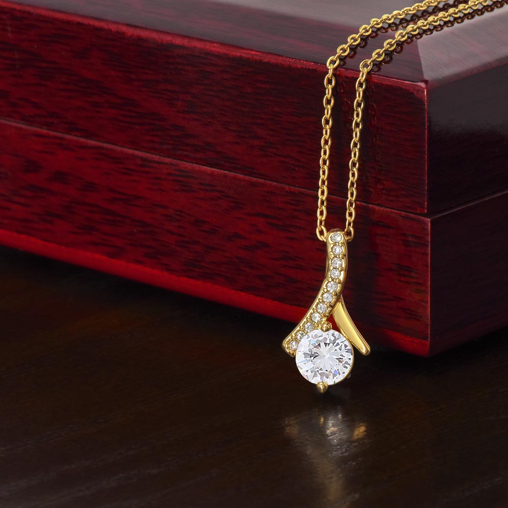 To My Wife Necklace - Personalized Romantic Gift Set with Message Card
