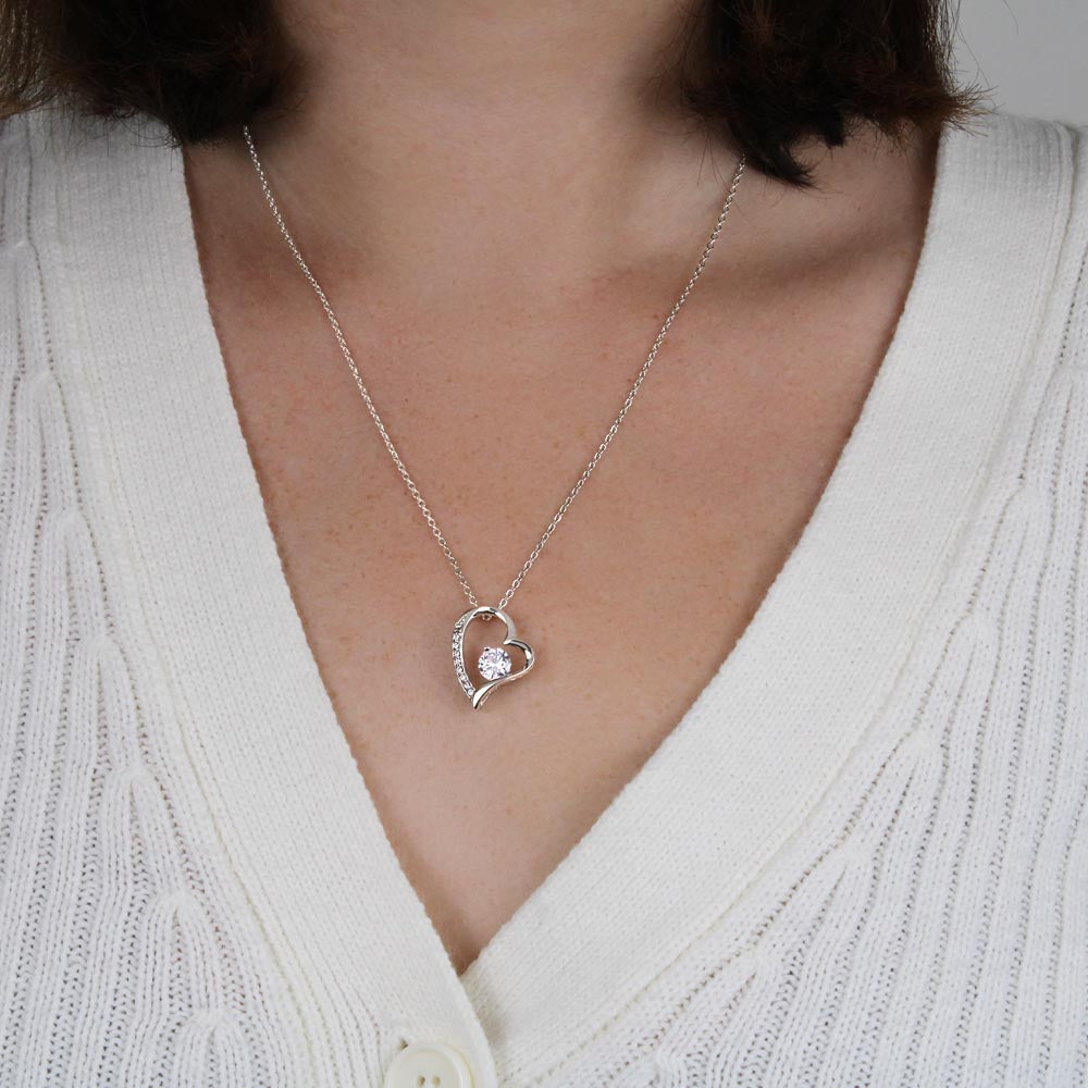 To My Wife Necklace - Personalized Romantic Gift with Message Card