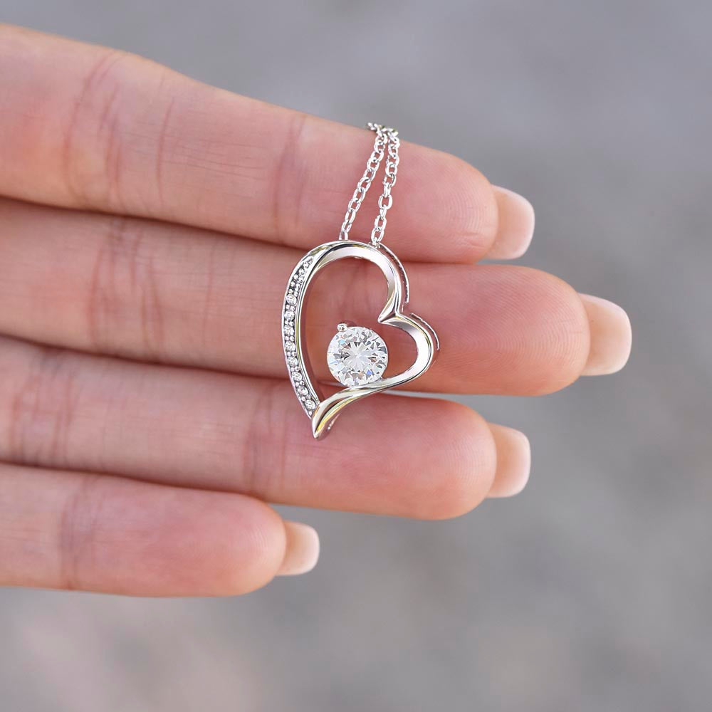 Personalized To My Wife Necklace - Heartfelt Heart Gift Set for Christmas, Anniversary or Birthday