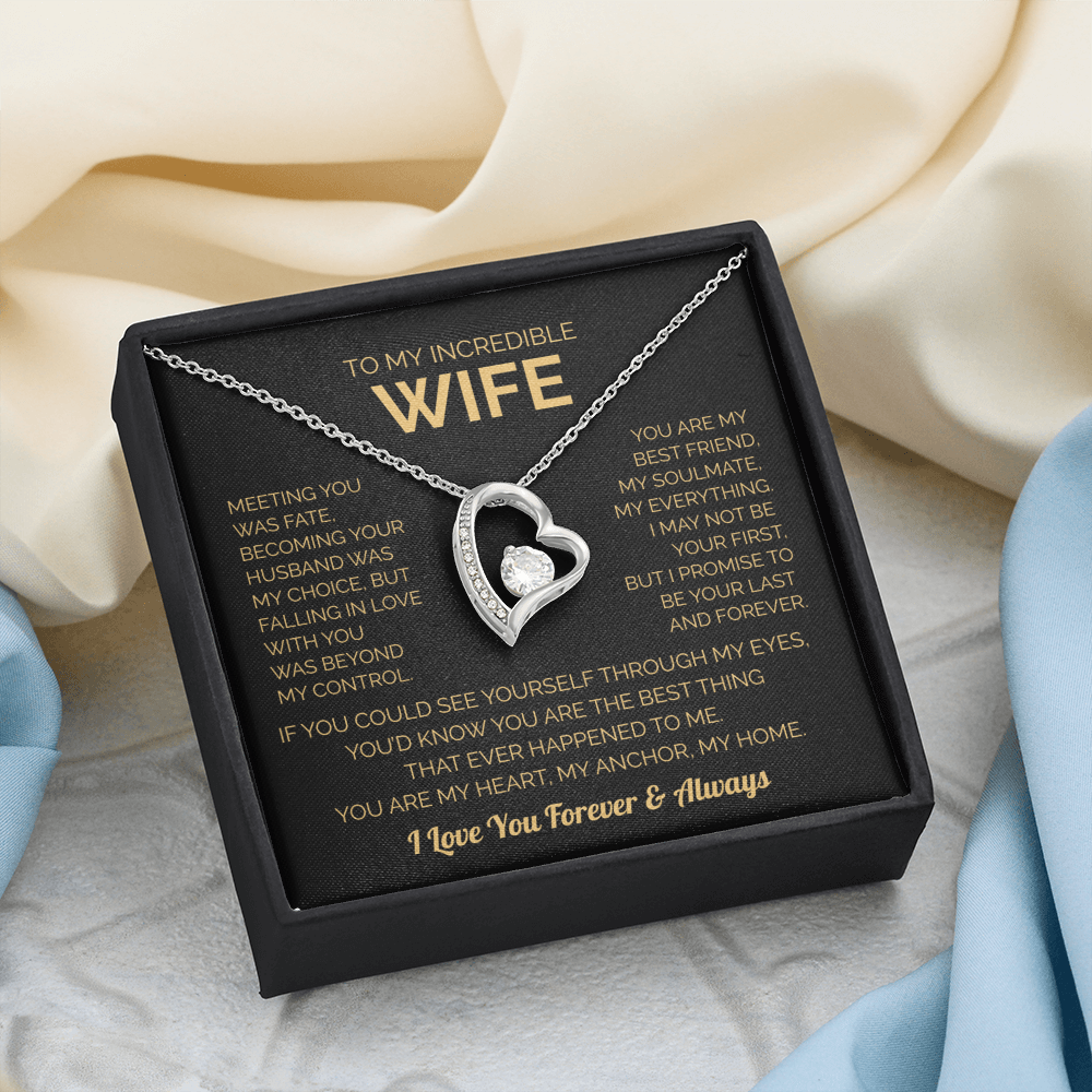To My Wife – You Are My Heart, My Anchor, My Home - Romantic Jewelry Gift