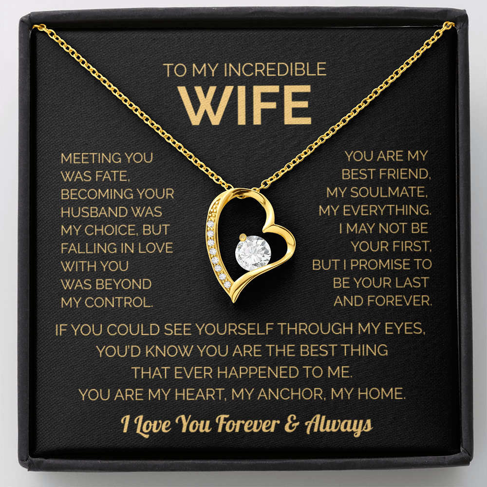 To My Wife – You Are My Heart, My Anchor, My Home - Romantic Jewelry Gift