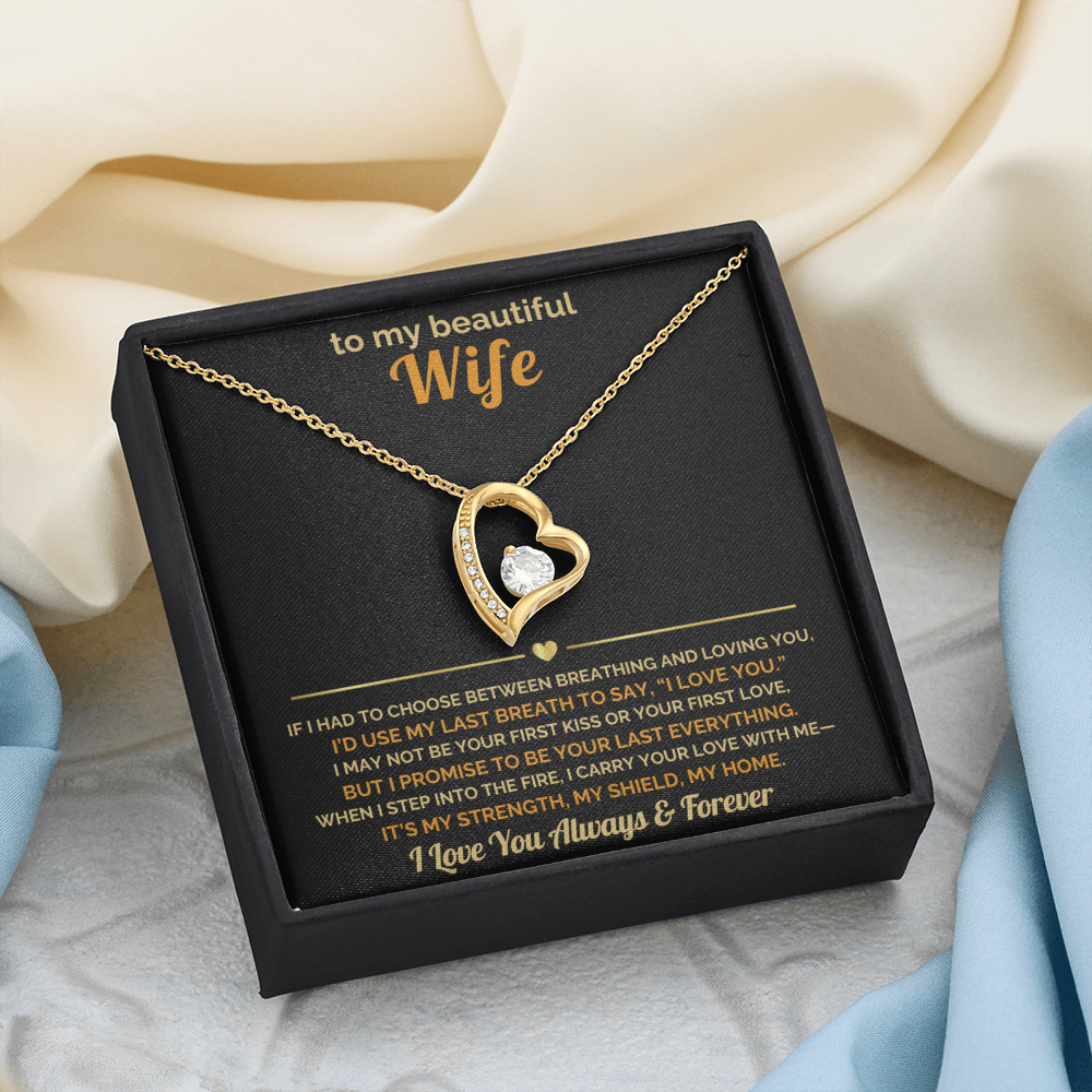 Firefighter Wife Gift – “I Carry Your Love With Me” Necklace Fire Wife Christmas Jewelry Fireman Gifts for Her
