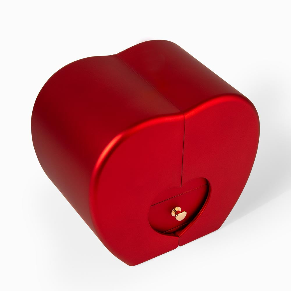 ''To My Wife'' Love Knot Necklace – Elegant Red Rose Gift Box with Heartfelt Message for Christmas, Birthday or Anniversary