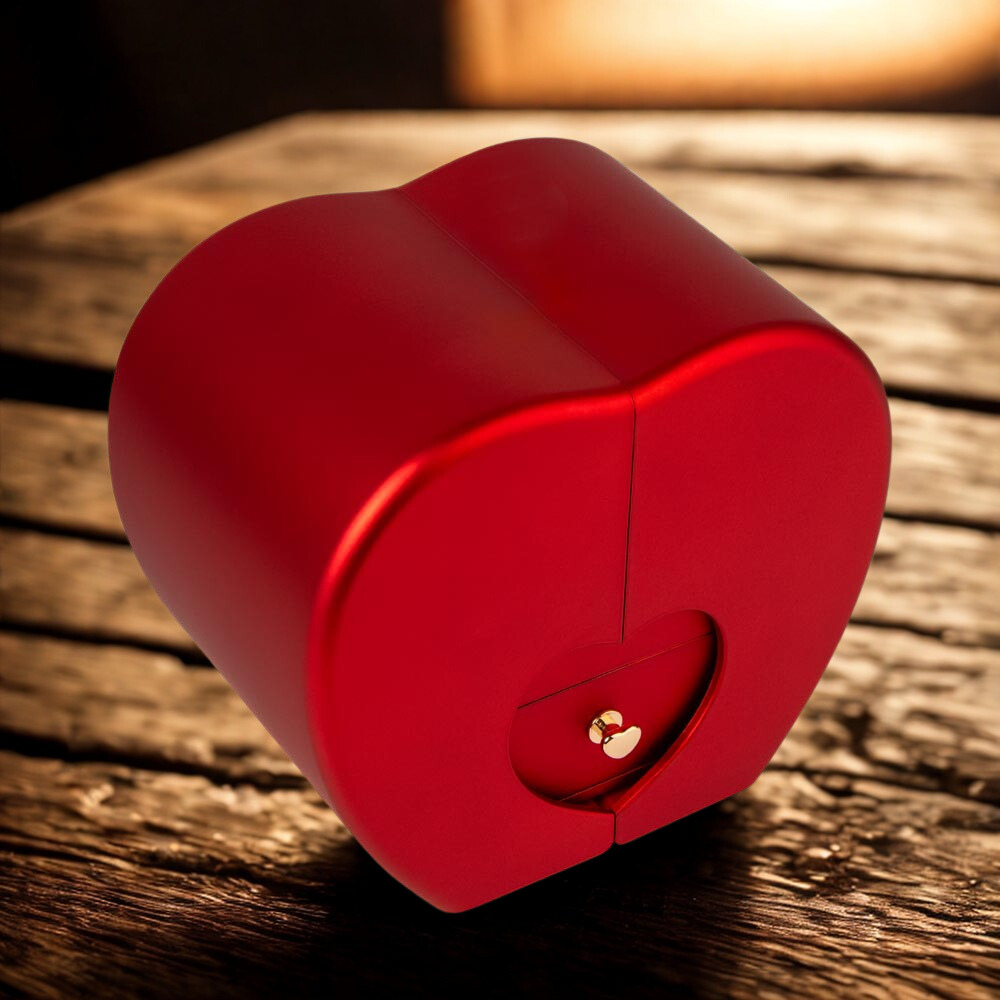 ''To My Wife" Love Knot Necklace – Elegant Red Rose Gift Box with Heartfelt Message