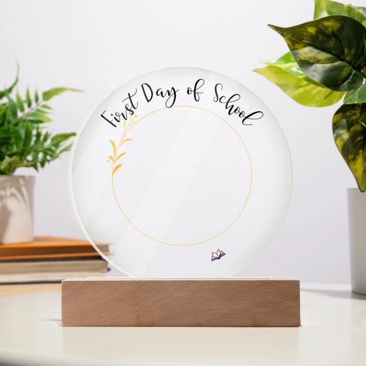 Circle Acrylic Plaque