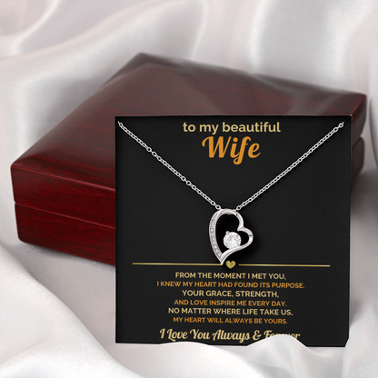 To My Wife – My Heart Will Always Be Yours – Romantic Jewelry Gift