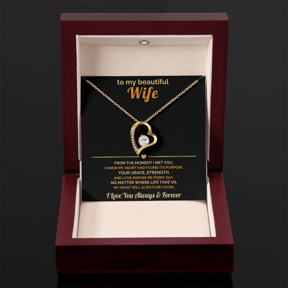 To My Wife – My Heart Will Always Be Yours – Romantic Jewelry Gift