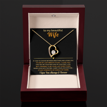 Firefighter Wife Gift – “I Carry Your Love With Me” Necklace  Fire Wife Christmas Jewelry  Fireman Gifts for Her