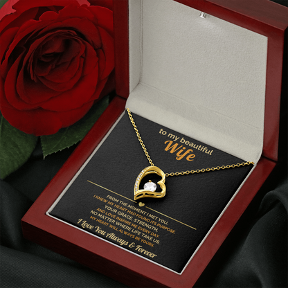 To My Wife – My Heart Will Always Be Yours – Romantic Jewelry Gift