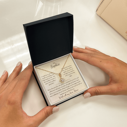 Personalized Caregiver Appreciation Necklace – Caregiver Gifts for Women | Thank You Gifts for Nurses, Hospice & Wife Caregivers | Gift for Caregiver