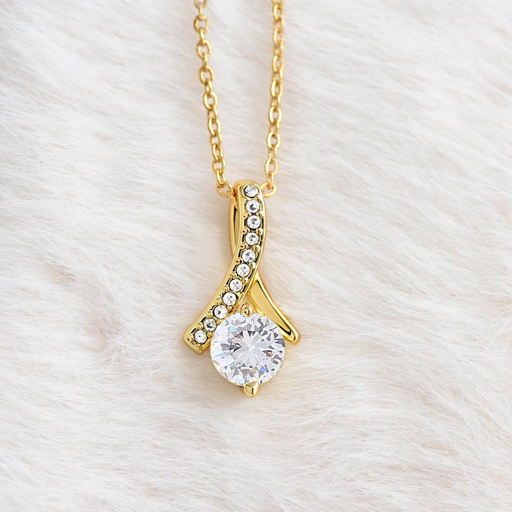 To My Wife Necklace - Romantic Gift with Message Card