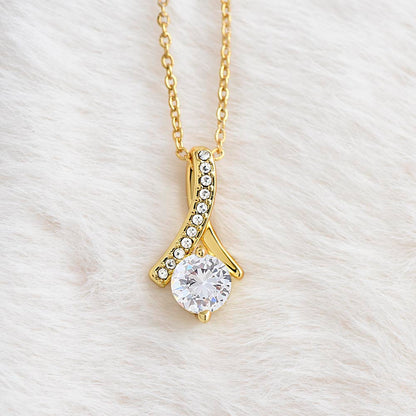 To My Wife Necklace - Romantic Gift with Message Card