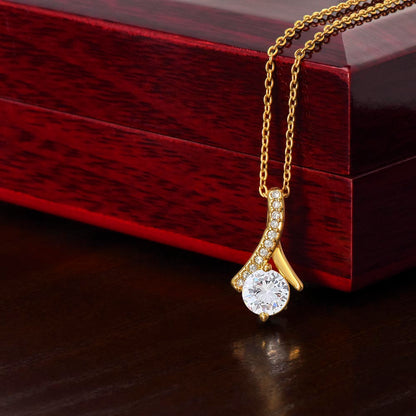 To My Wife Necklace - Personalized Romantic Gift Set with Message Card