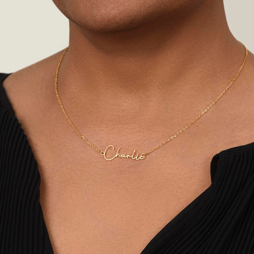 Personalised Gift for Trans - Transgender Name Change Necklace - Trans Pride Month Gift Idea - Transition Gift