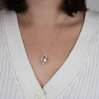 To My Wife Necklace - Personalized Romantic Gift with Message Card