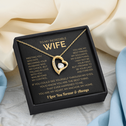 To My Wife – You Are My Heart, My Anchor, My Home - Romantic Jewelry Gift