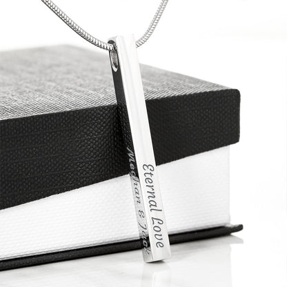 Personalized Family Tree Necklace for New Parents – Custom Engraved Pendant with Baby Name & Birth Date
