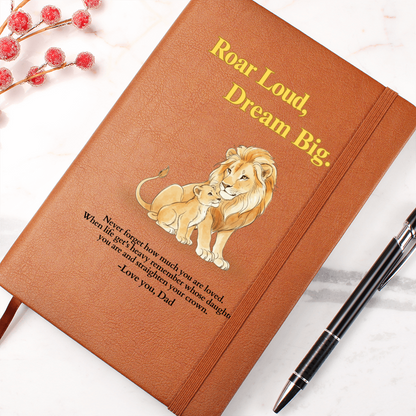 To My Daughter Journal – Meaningful Gift from Dad • Encouraging Message Notebook • Heartfelt Keepsake for Christmas or Birthday