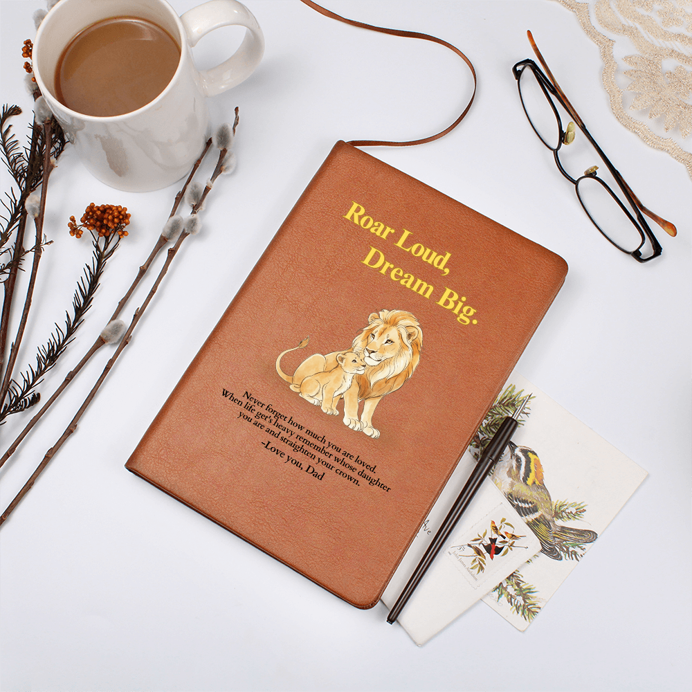 To My Daughter Journal – Meaningful Gift from Dad • Encouraging Message Notebook • Heartfelt Keepsake for Christmas or Birthday