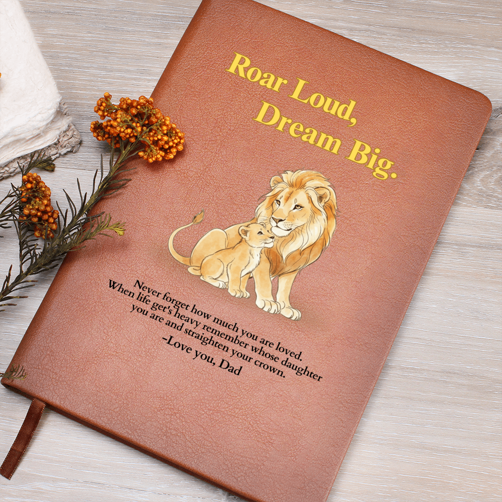 To My Daughter Journal – Meaningful Gift from Dad • Encouraging Message Notebook • Heartfelt Keepsake for Christmas or Birthday