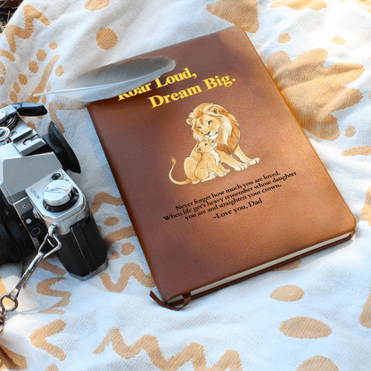 To My Daughter Journal – Meaningful Gift from Dad • Encouraging Message Notebook • Heartfelt Keepsake for Christmas or Birthday